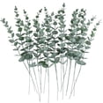 thumbnail image 1 of 24pcs Eucalyptus Stems Artificial Eucalyptus Leaves Faux Greenery Branches Fake Flowers for Wedding Centerpiece Spring Easter Farmhouse Home Decoration, 1 of 5