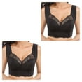 thumbnail image 3 of Sonducket Ropa interior para mujer con espalda de encaje La correa para el hombro ensanchada garantiza la estabilidad y la espalda deportiva sin L 2Conjunto, 3 of 6