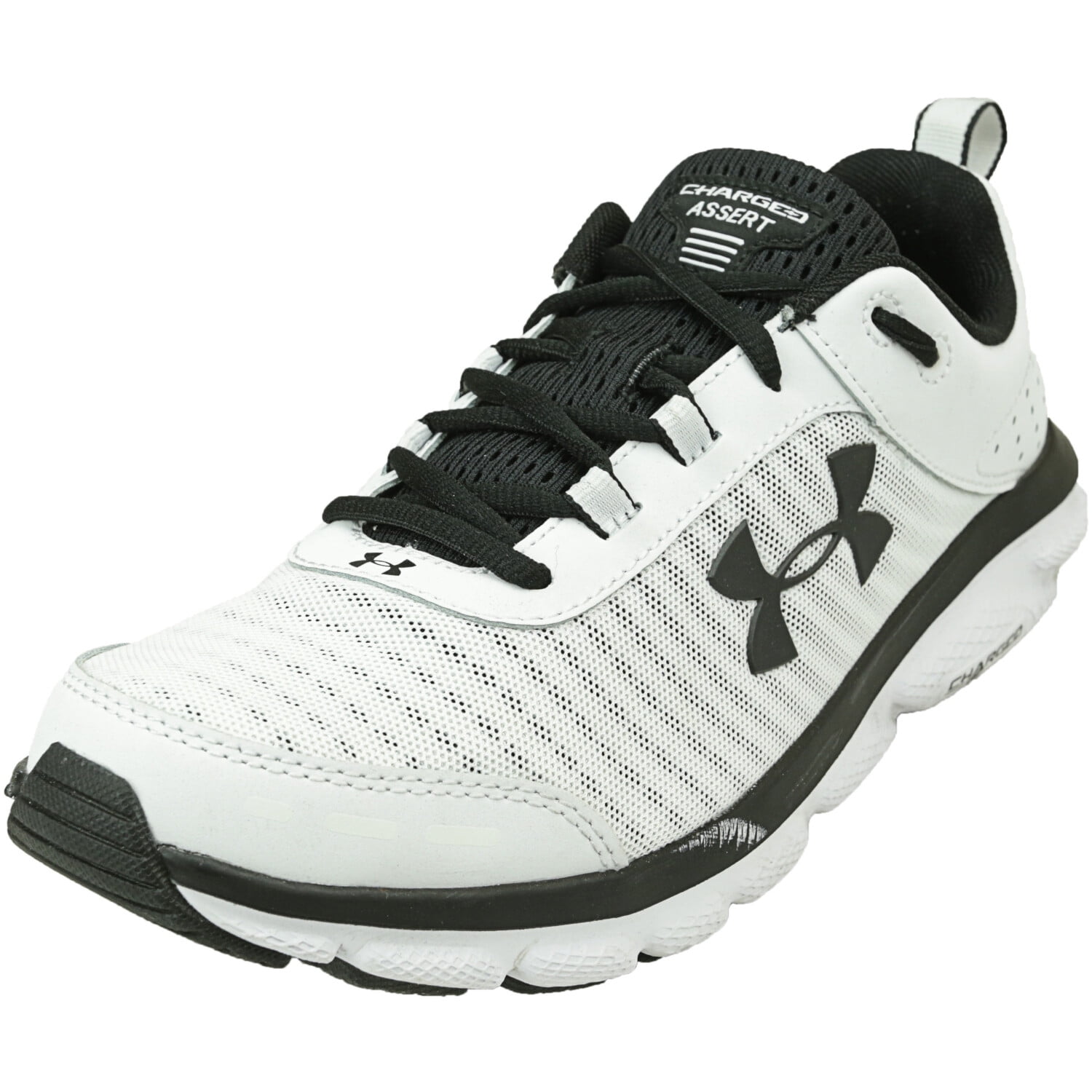 Under Armour Men's Charged Assert 8 White Ankle-High Running - 9M ...