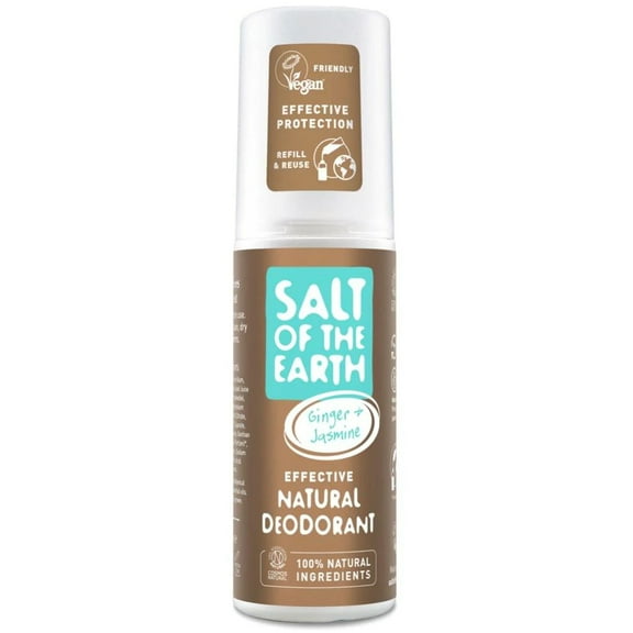 Salt of The Earth Ginger & Jasmine Natural Spray Deodorant 100ml