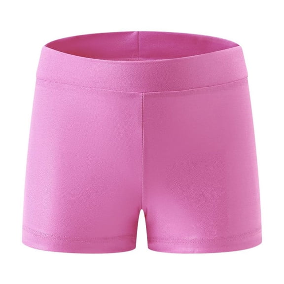 Little Big Girls' Sparkle Dance Tumbling Athletic Gymnastics Short Toddler Ballet Fitness Shorts 2-13Years