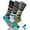 Stripes 2, variant on Couver Men's Cotton Novelty Crew Socks, 3-Pack, Camouflage, Size 10-13