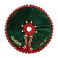 thumbnail image 2 of Christmas Tree Ornaments Christmas Tree Skirt 23.62 inch Red And Green Tree Skirt Soft Plush Christmas Tree Mat Tree Apron Ornaments for Decorations Holiday Party Indoor Outdoor Decor, 2 of 7