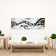 thumbnail image 2 of Abstract and texturized paint splash - 20"x60" canvas - Print on demand, 2 of 5