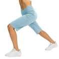 thumbnail image 3 of ShiShine Casual Pants for Women Wide Leg Capri with Pockets Yoga Capris Loose Pants, 3 of 6