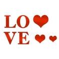 thumbnail image 1 of Under 10 Wall stickers Acrylic Love Mirror Sticker Bedroom Living Room Removable Wall Sticker, 1 of 4