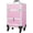 13.4*9.8*18.5inch pink2, variant on Professional Makeup Case, Case with Silent Wheels, 4 Folded Tray & Retractable Pull Rod, 13.2Lbs Capacity Rolling Makeup Trolley Case for Travel Makeup/ Art/Hair Styling