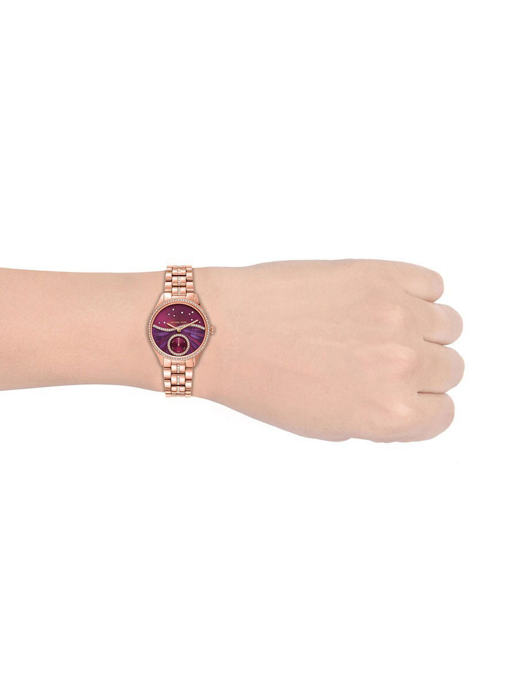 Michael Kors Women's Lauryn Purple Dial Watch - MK4437