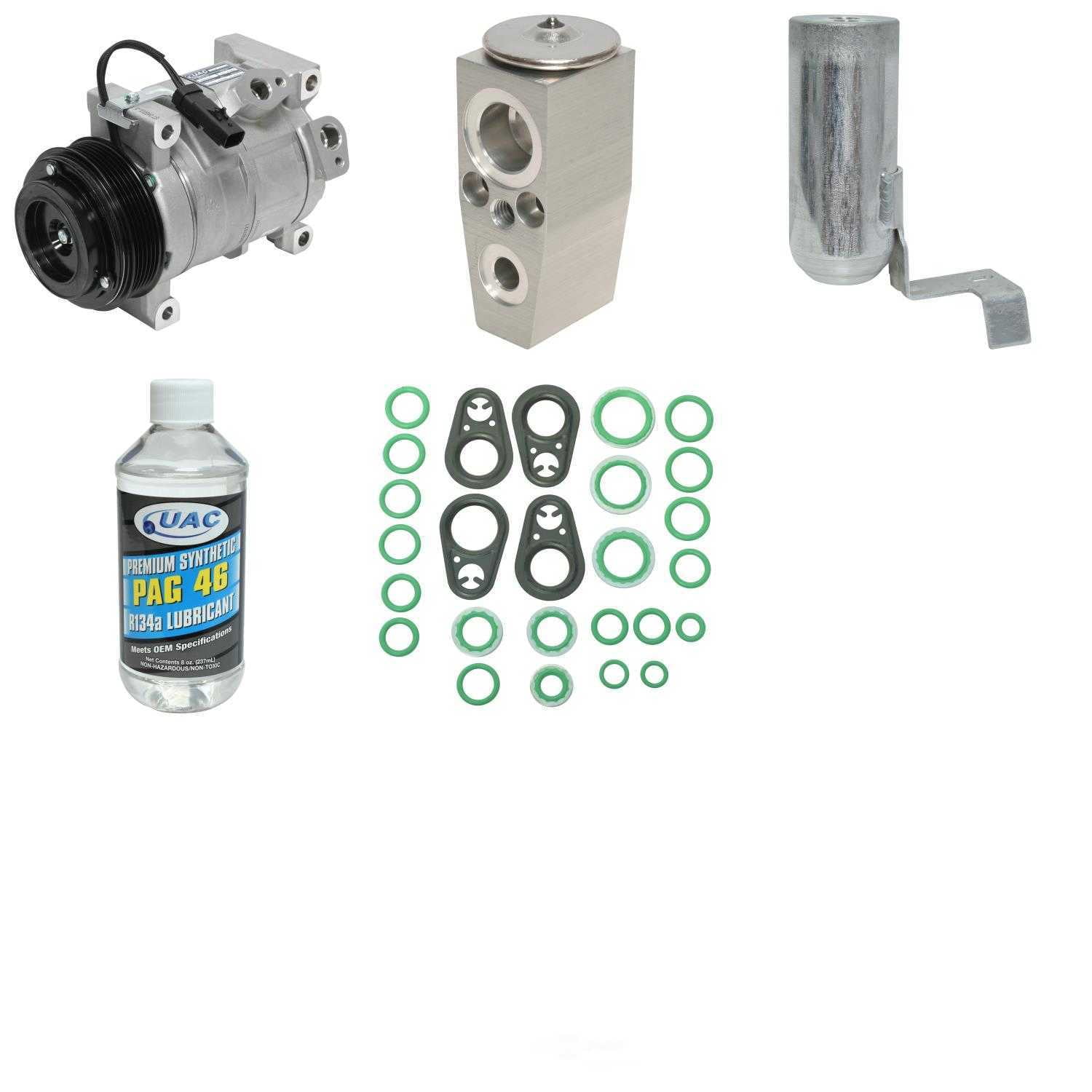 A/C Compressor and Component Kit -- Compressor Replacement Kit Fits select: 2008-2010 CHRYSLER TOWN & COUNTRY TOURING, 2010 DODGE GRAND CARAVAN HERO