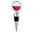 thumbnail image 1 of Poland National Country Flag Wine Bottle Stopper, 1 of 1