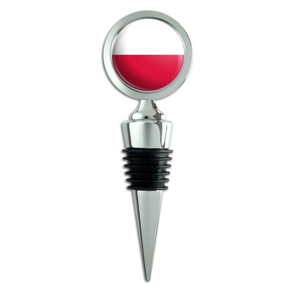 Poland National Country Flag Wine Bottle Stopper