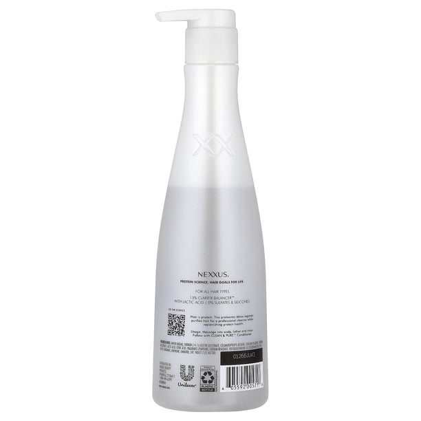 Nexxus Clean and Pure Clarifying Shampoo, Natural Hydration for