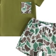 thumbnail image 4 of mgoYE Toddler Baby Boy Hunting Outfits Camo Short Sleeve T Shirt Shorts Set Casual Summer Clothes 2Pcs Size 0-6 Months, 4 of 4