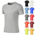 thumbnail image 5 of Chiccall Mens Mesh Tees Crew Neck Short Sleeve Quick Dry Lightweight Breathable T Shirts Summer Slim Fit Gym Workout Athletic Casual Shirts, 5 of 5