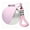 Pink A, variant on Dog Water Bottle Portable Travel Bowl 10oz Stainless Steel Pet Dispenser Built In Silicone Cup Leakproof No Spill Walking Hiking Camping Outdoor Puppy Hydration Carrier Blue