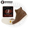 thumbnail image 7 of Rockrooster 6" Men's Brown Waterproof EH Steel Toe Work Boots for Adult E Width VAP858-9.5, 7 of 7