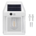 thumbnail image 2 of Solar Tungsten Wall Light, IP65 Waterproof,  3 Modes Motion Sensor, Easy Installation,  Solar Wall Lanterns Outdoor Lights 1800mah Battery For Garden Patio Porch Fence, 2 of 8