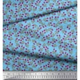 thumbnail image 3 of Soimoi Cotton Duck Fabric Leaves & Strawberry Fruits Printed Craft Fabric by The Yard 42 Inch Wide, 3 of 3