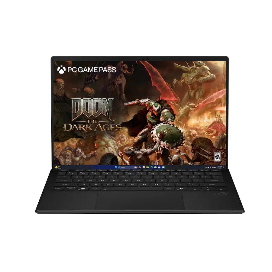 ASUS - ROG Flow Z13 13.4" 2.5K 180Hz Touch-Screen Gaming Laptop - Copilot+ PC - AMD Ryzen AI Max+ 395 - 64GB RAM - 1TB SSD - Off Black