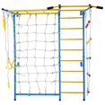 Pull Up Rope Ladders Indoor Playground Wall Gym for Kids, 7 in 1 Home Climbing Wall Set with ...
