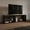 Black, variant on 63 - inch Wide TV Stand with Integrated Bar Storage and Cable Management in Living Room