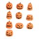 thumbnail image 5 of 10 piezas de decoraciones de calabaza de Halloween, adornos de escritorio, suministros para fiestas, figuras de calabaza de regalo para jardín, hogar, Naranja Amarillo, 5 of 9