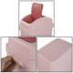 thumbnail image 4 of Bote de basura pequeño de 1.8 galones con tapa abatible, cubo de basura de plástico, rosa, 4 of 4