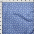 thumbnail image 4 of oneOone Cotton Flex Medium Blue Fabric Asian Ornamental Dress Material Fabric Print Fabric By The Yard 40 Inch Wide, 4 of 5