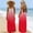 Red, variant on Flowy Sleeveless Long Sundress for Women with Spaghetti Straps