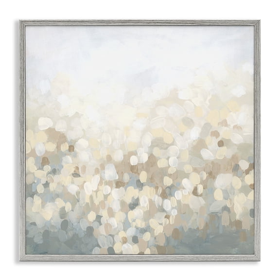 Stupell Industries Contemporary Dotted Neutral Gradient Gray Framed Giclee Art, 24 x 24, by June Erica Vess