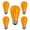amber, variant on Red S14 LED Filament Bulbs - Box of 5