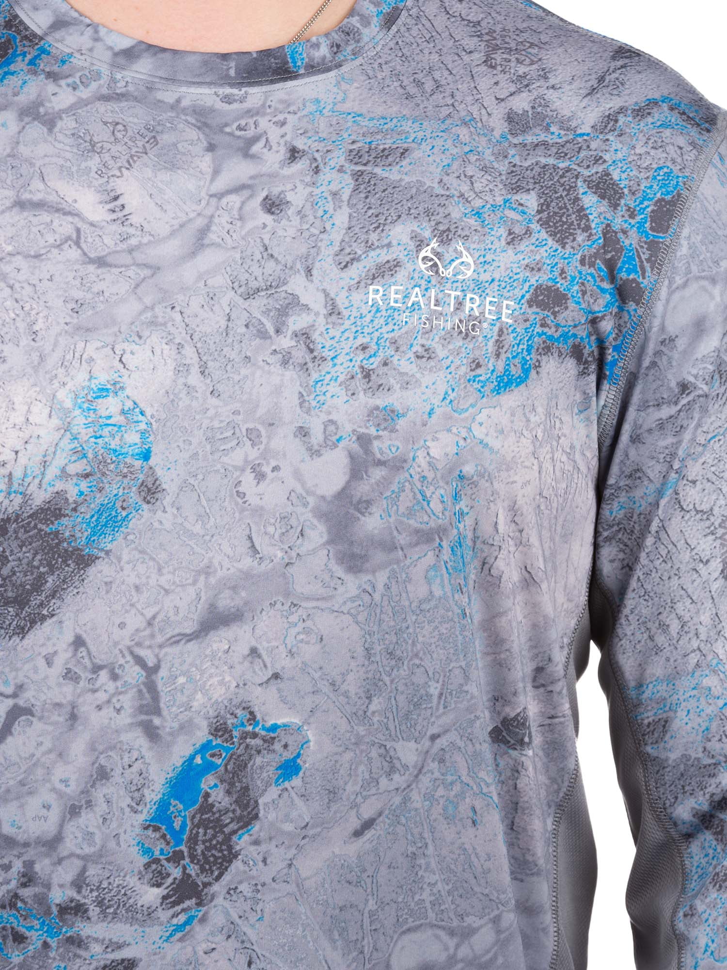 Realtree Men's Long Sleeve Performance Fishing Tee