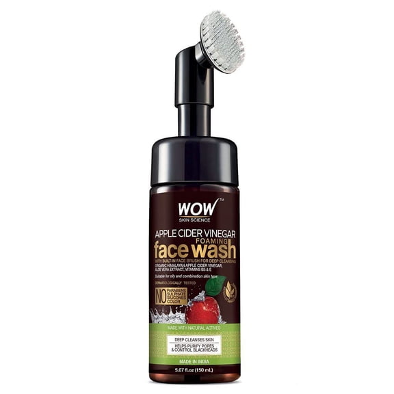 WOW Skin Science Apple Cider Vinegar Foaming Face Wash - 150 ml