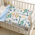 thumbnail image 4 of Personalized Baby Blankets for Boys Girls, Custom Baby Blanket with Name, Dinosaur Letters Theme, Super Soft Fleece Receiving Blanket, Personalized Baby Gifts for Baby, Toddler, New Mom, 4 of 7