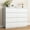 White, variant on YWEN Black 8 Drawer Dresser for Bedroom,Modern Large Deep Drawer Dresser with No-Handle,Storage Chest of Drawer,Wood Bedroom Storage Organizer Furniture for Living Room,Closet