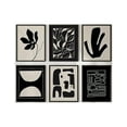 thumbnail image 4 of HAUS AND HUES Abstract Minimalist Wall Art - Set of 6 Abstract Art Gallery Wall Decor, Black Abstract Wall Art Prints, Geometric Wall Prints, Matisse Prints Gallery Wall Art (Unframed 16x20), 4 of 6