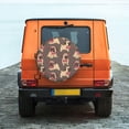 thumbnail image 6 of Yiaed Cut Pug Print Print Tire Wheel Cover, tire covers for trailers,rv wheel covers,rv tire covers, camper tire covers,tire covers for cars-16 inch, 6 of 6