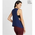 thumbnail image 2 of Aeropostale Womens LIVE LOVE RUN Muscle Tank Top, Blue, Juniors, Small, 2 of 2