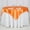 Orange, variant on Efavormart Pack of 5 | 60" SATIN Square Tablecloth Overlay For Wedding Catering Party Table Decorations ORANGE Square Tablecloth Cover