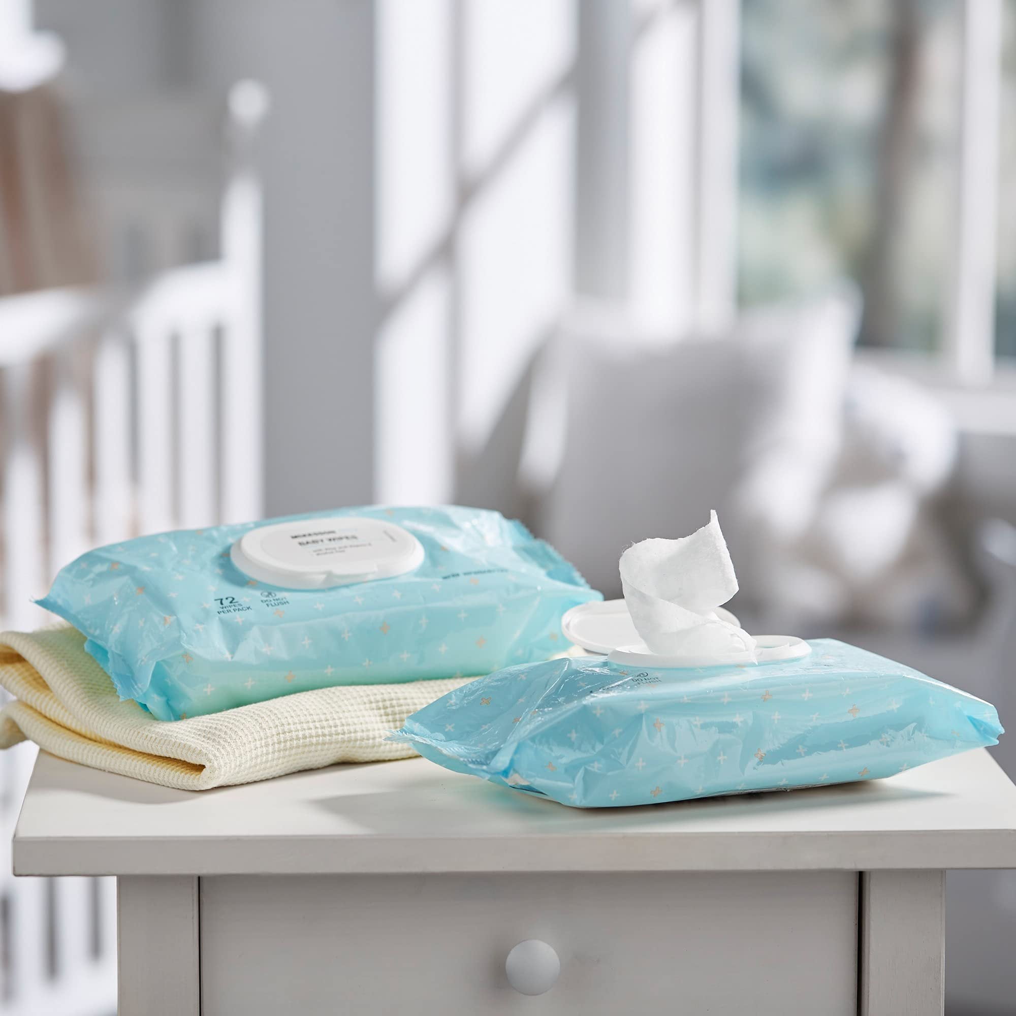 McKesson Unscented Baby Wipes, Aloe and Vitamin E Soft Pack, 864 Count, 6.8 x 7 in