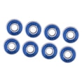 thumbnail image 3 of 8x rodamientos de bolas para monopatín Abec 11 / rodamientos de 608 RS rodamientos de bolas para patines de longboard - Azul Sunnimix Rodamientos de skateboard 608RS, 3 of 6