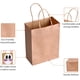 thumbnail image 3 of 25 uds Bolsas de papel Kraft con asas, bolsas de regalo para fiestas, bolsa de papel de regalo, bolsa de regalo Kraft para fiesta infantil, celebraciones Kraft marrón, 3 of 5