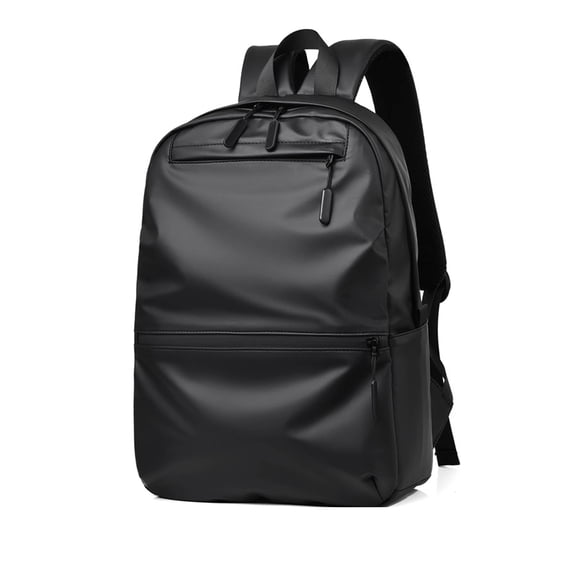 Sleek Black Water-Resistant Laptop Backpack - Durable Daypack for Work, Travel & Daily Use