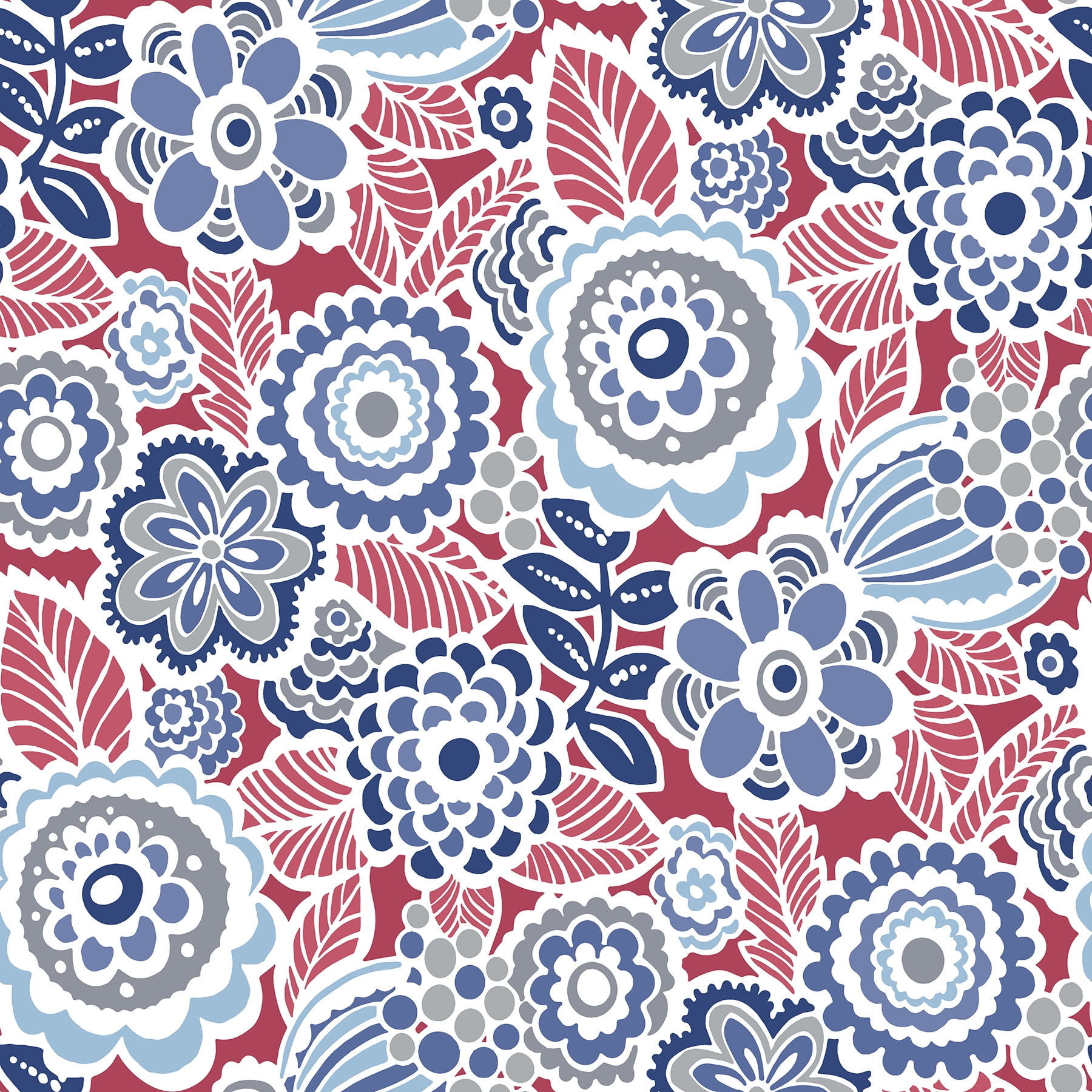 NuWallpaper Dream On Red Peel & Stick Wallpaper - Walmart.com - Walmart.com