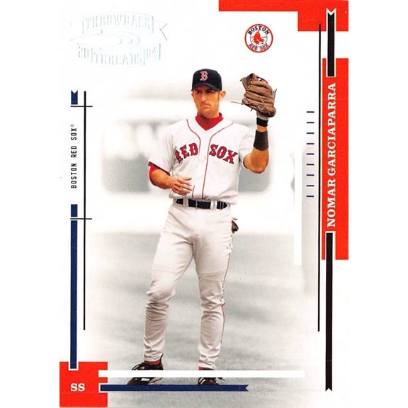 Collectible Near Mint 2004 Donruss Throwback Threads Nomar Garciaparra Foil 35 38/100 Baseball Card Boston Red Sox MLB Baseball Trading Card