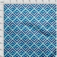 thumbnail image 4 of oneOone Cotton Jersey Blue Fabric Geometric Diy Clothing Quilting Fabric Print Fabric By Yard 58 Inch Wide, 4 of 4