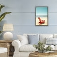 thumbnail image 2 of Stupell Industries Place For Dreams Beach Brown Framed Floater Canvas Wall Art, design by Elena Chukhlebova, 2 of 9