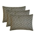 thumbnail image 6 of The HomeCentric Decorative Lumbar Pillow Cover Brown, 12"x26" (30x65 cm) Jacquard Textured Lumbar Cushion Covers For Sofa, Couch, Bed, Patio And outdoor, Geometric Modern - Interface, 6 of 6