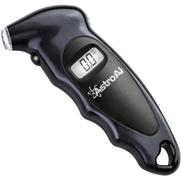 AstroAI Digital Tire Pressure Gauge, 150 PSI 4 Settings Backlit LCD/Grey