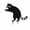 A #30, variant on Metal Raccoon Silhouette Garden Stakes –Black Iron Animal Yard Art for Outdoor Landscaping & Lawn Decor,Weather-Resistant Backyard Ornament